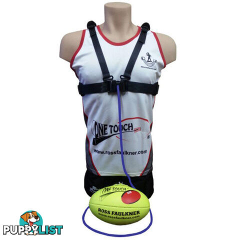 Ross Faulkner Snr Harness AFL Trainer Blue - ROSSFAULKNER