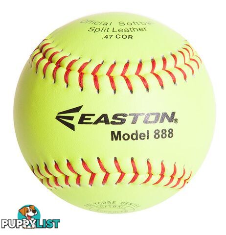 Easton 888 12Inch Fluro Leather Regulation Softball - EASTON - 9327198009235