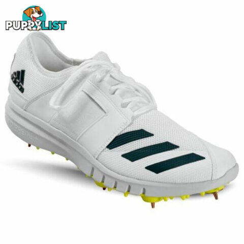 Adidas Howzat Spike Senior Cricket Shoe - White lSize 10.5 - ADIDAS - 4064036013812