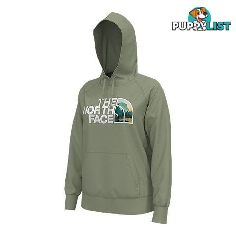 The North Face Womens Half Dome Pullover Hoodie - Tea Green - THE NORTH FACE