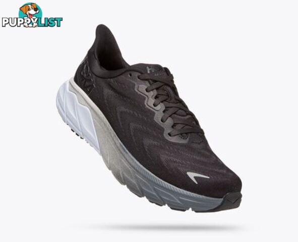 Hoka Arahi 6 Womens Running Shoe - Black/White - HOKA