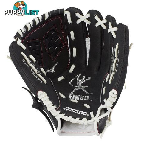 Mizuno GPP1005F3 Prospect Fastpitch Ball Glove Blk/Wht 10 RHT - MIZUNO - 9342556281801