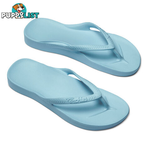 Archies Adults Arch Support Thongs - Sky Blue - ARCHIES