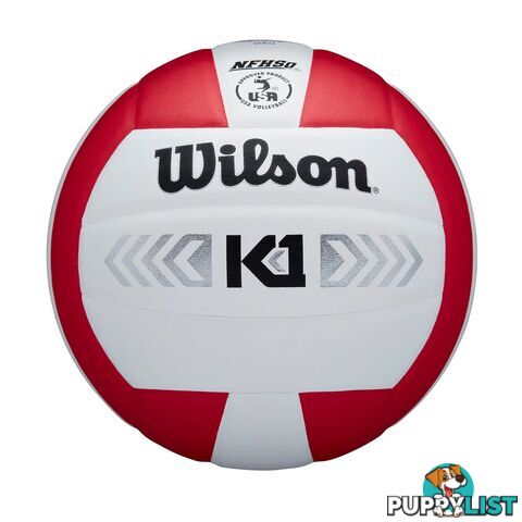 Wilson K1 Silver Volleyball - Red - WILSON