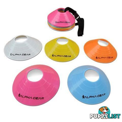 Alpha Gear 25 Pack Saucer Cone With Carry Strap - ALPHA GEAR