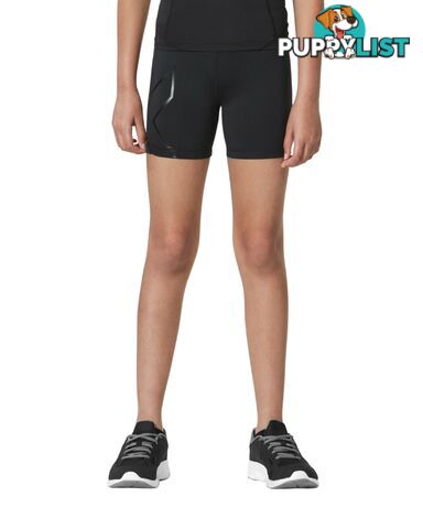 2XU Core Girls Comp 1/2 Shorts - 2XU - 9336340653578