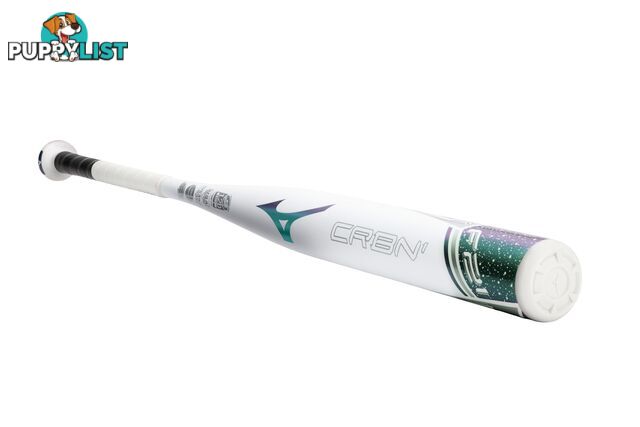 Mizuno F21 Carbon (-10) Composite Fastpitch Softball Bat - White/Mint - MIZUNO