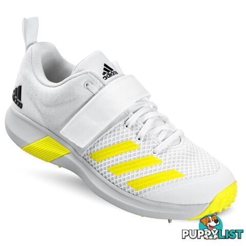 Adidas Adipower Vector Senior Cricket Shoe - White lSize 10 - ADIDAS