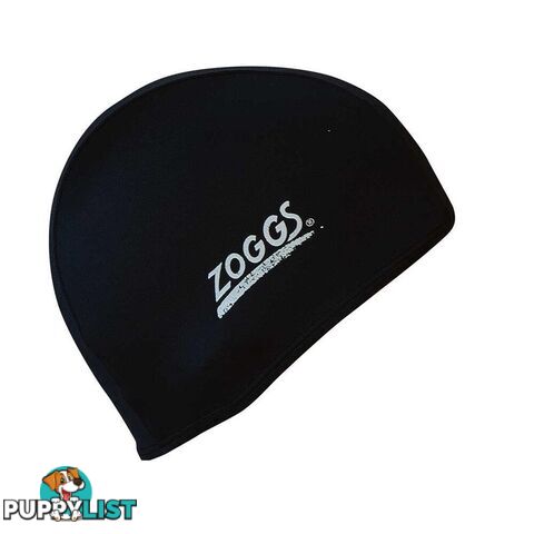 Zoggs Delux Stretch Cap-Black - ZOGGS