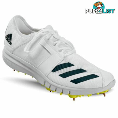 Adidas Howzat Spike Senior Cricket Shoe - White lSize 11.5 - ADIDAS - 4064036010170