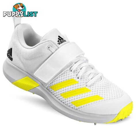 Adidas Adipower Vector Senior Cricket Shoe - White lSize 11 - ADIDAS