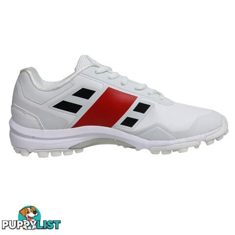 Gray-Nicolls Velocity 3.0 Rubber Junior Cricket Shoes - White lSize 3 - GRAYNICOLLS