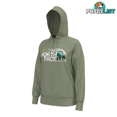 The North Face Womens Half Dome Pullover Hoodie - Tea Green - THE NORTH FACE