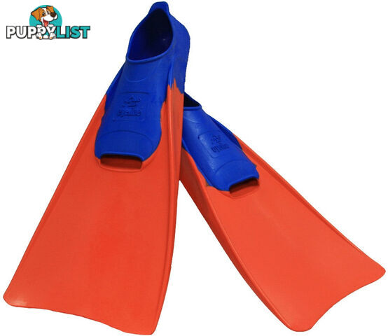 Eyeline Size 4-6 Swim Fins - Orange/Blue - EYELINE