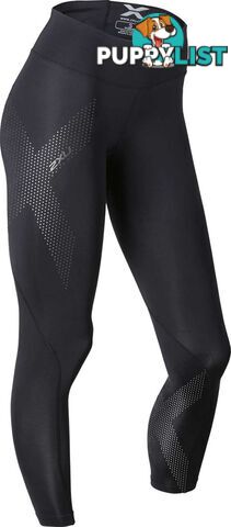 2XU Womens Motion Mid-Rise Comp Tights - 2XU - 9336340288787