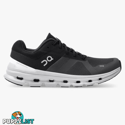 On Cloudrunner Mens Running Shoe - Black - ON