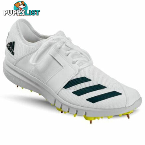 Adidas Howzat Spike Senior Cricket Shoe - White lSize 13 - ADIDAS - 4064036010163