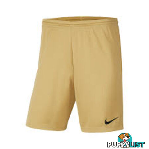 Nike Mens Park 3 Short - Jersey Gold - NIKE - 193654341473