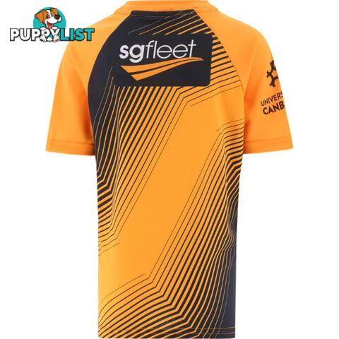 ONeills Brumbies Kids 2022 Training Tee - Orange/Marine - ONEILLS