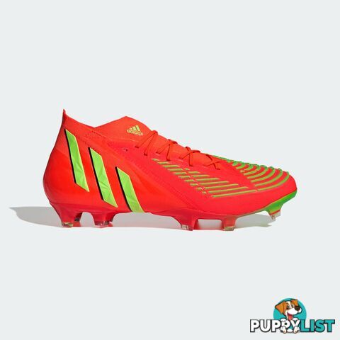 Adidas Predator Edge.1 FG Adult Footy Boot - Red - ADIDAS