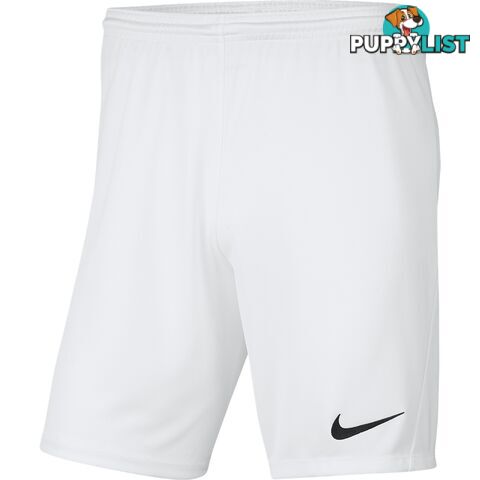 Nike Mens Dri-Fit Park Shorts - White - NIKE - 193654340902