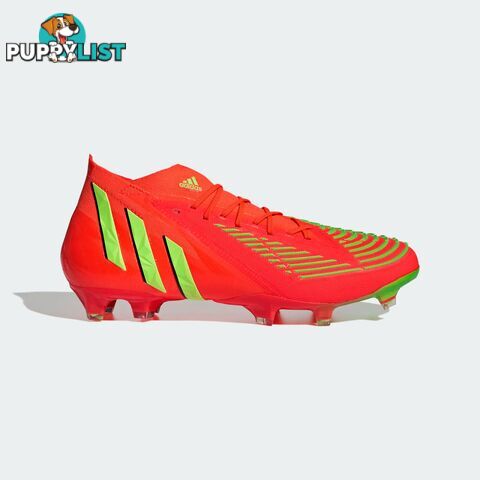 Adidas Predator Edge.1 FG Adult Footy Boot - Red - ADIDAS