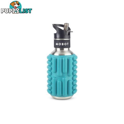 Mobot Firecracker 500ml Foam Roller Water Bottle - Bondi Blue - MOBOT