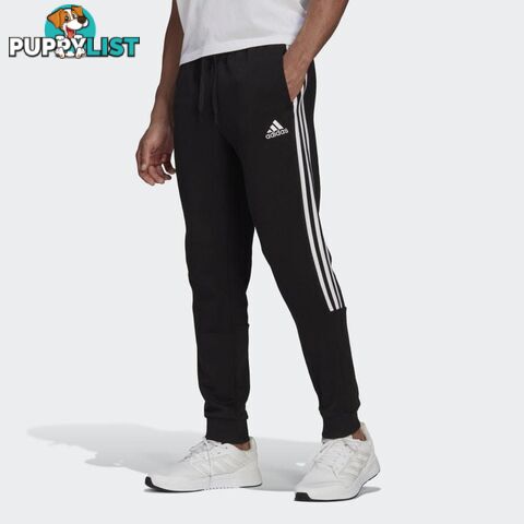 Adidas Mens Cut 3 Stripe Pant - Black/White - ADIDAS - 4062065220218