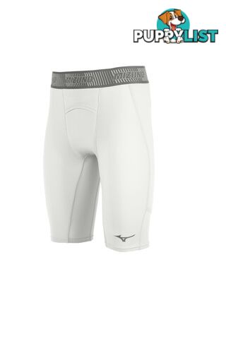 Mizuno Aero Vent Youth Padded Sliding Shorts - White - MIZUNO