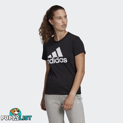 Adidas Womens Big Logo Tee - Black - ADIDAS