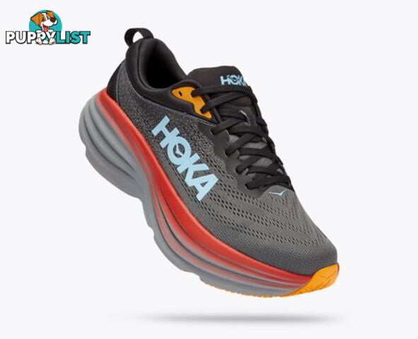 Hoka Bondi 8 Mens Running Shoe - Anthracite/Castlerock - HOKA