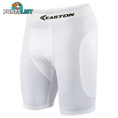 Easton Mens Baseball/Softball Sliding Shorts - White - EASTON