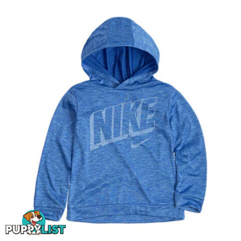 Nike Junior Boys Dri-Fit Breathe Long Sleeve Hooded Top - Game Royal Heather - NIKE