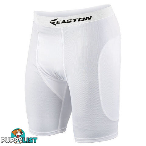 Easton Mens Baseball/Softball Sliding Shorts - White - EASTON