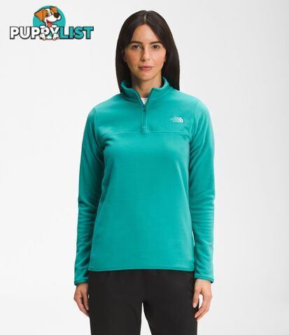 The North Face Womens TKA Glacier Fleece Â¼ Zip Top - THE NORTH FACE