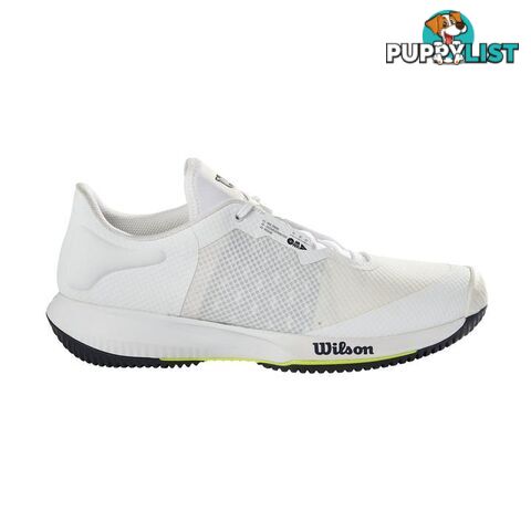 Wilson Mens Kaos Swift Tennis Shoe - Wh/Space/Yellow - WILSON