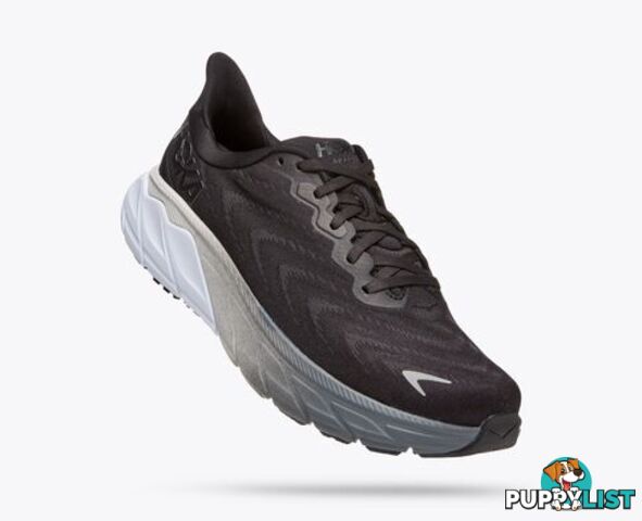 Hoka Arahi 6 Womens Running Shoe - Black/White - HOKA