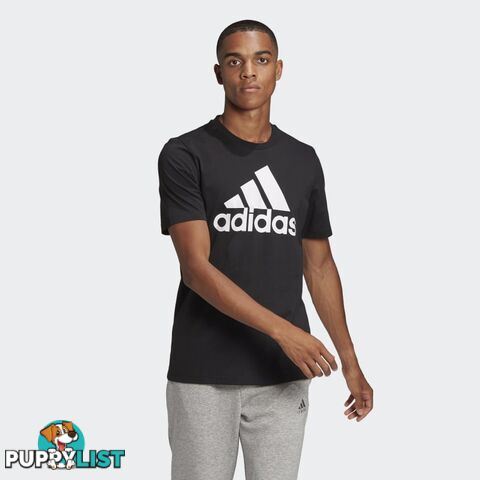 Adidas Mens Big Logo Tee - Black - ADIDAS