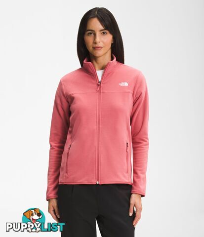 The North Face Womens TKA Glacier Fleece Full Zip Jacket - Slate Rose - THE NORTH FACE