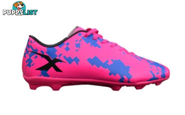 XBlades Instinct Flash Kids Footy Boot - Candy Pink/True Blue - XBLADES