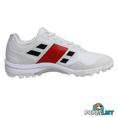 Gray-Nicolls Velocity 3.0 Rubber Adult Cricket Shoes - White lSize 10.5 - GRAYNICOLLS