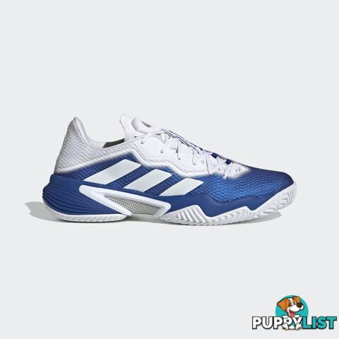 Adidas Barricade Mens Tennis Shoe - White - ADIDAS