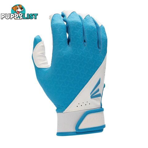 Easton Fundamental Fastpitch Womens Batting Gloves - Caroline Blue/White - EASTON