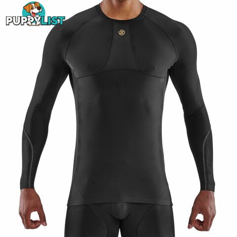 Skins Series-5 Mens Long Sleeve Top - Black - SKINS - 5056411800307