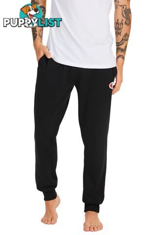 Champion Mens C Logo Cuff Pant - Black - CHAMPION - 9351950112710