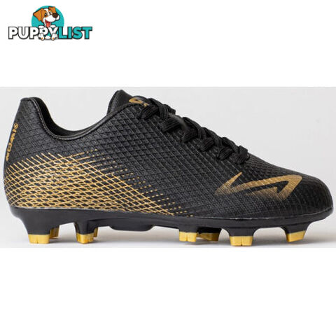 Nomis Magnet FG Kids Footy Boot - Black/Gold - NOMIS