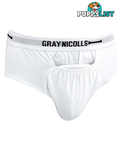 Gray-Nicolls Cricket Boys Briefs - White - GRAYNICOLLS