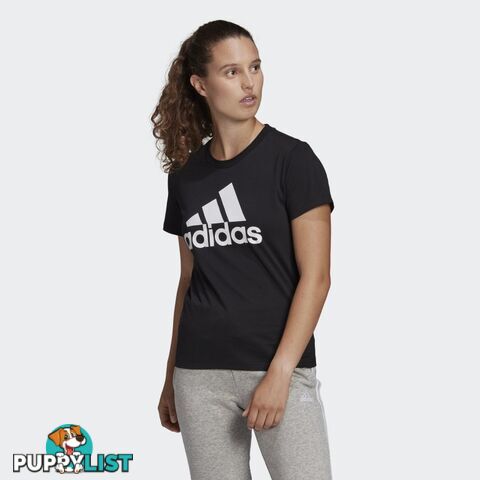 Adidas Womens Big Logo Tee - Black - ADIDAS