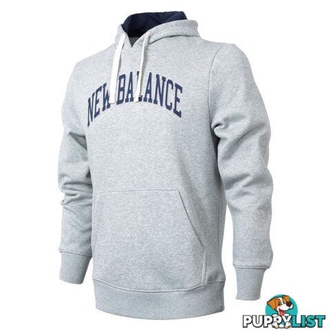 New Balance Mens Logo Hoodie- Athletic Grey - NEWBALANCE