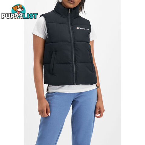 Champion Womens Roch Puffer Vest - Black - CHAMPION